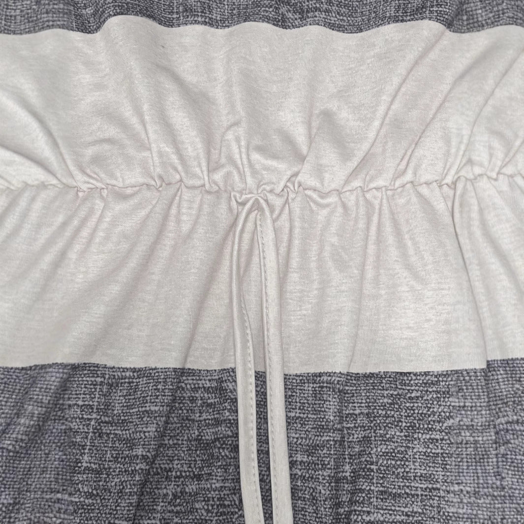 Dame sommerligt fritidskjole med elastisk talje Stilla