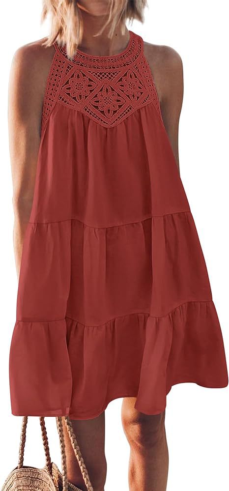 Dame Boho Chic Sommerkjole Stilla