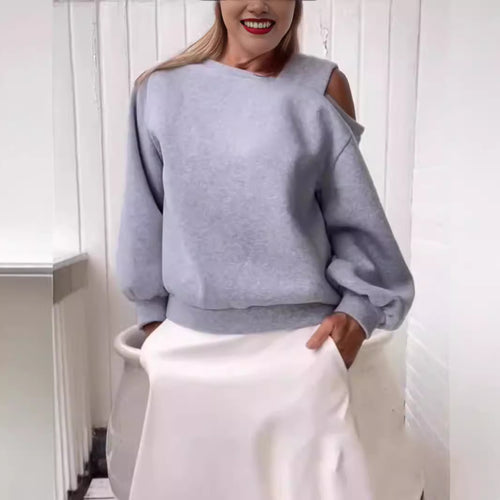 Dame Oversize Sweatshirt med elegant snit Stilla