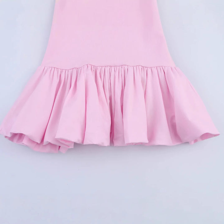 Femme Flared Hem Mini Kjole Stilla