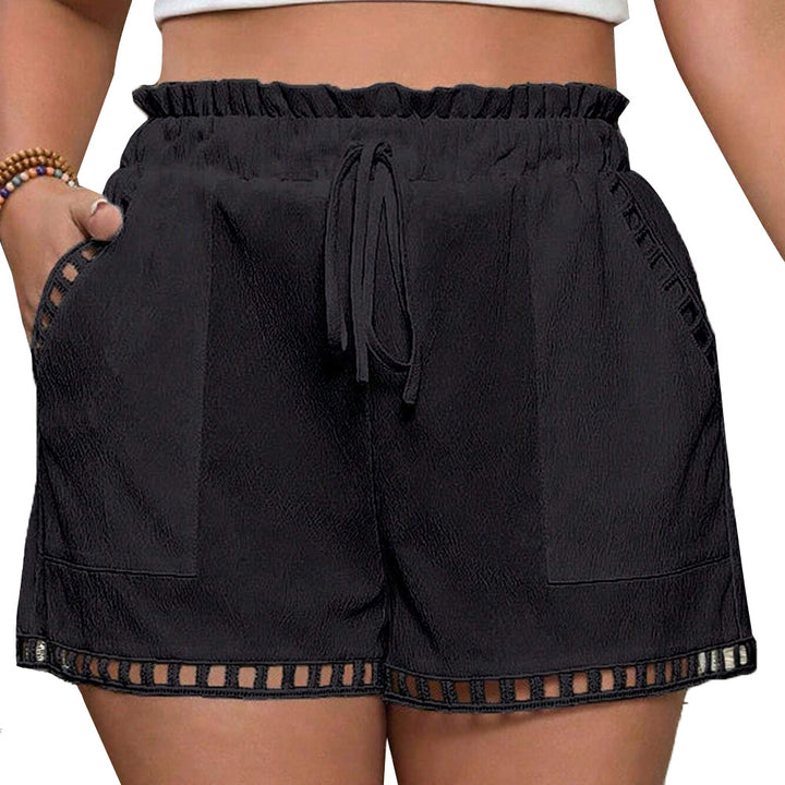 Dame behagelige shorts med elastisk talje og sidelommer Stilla