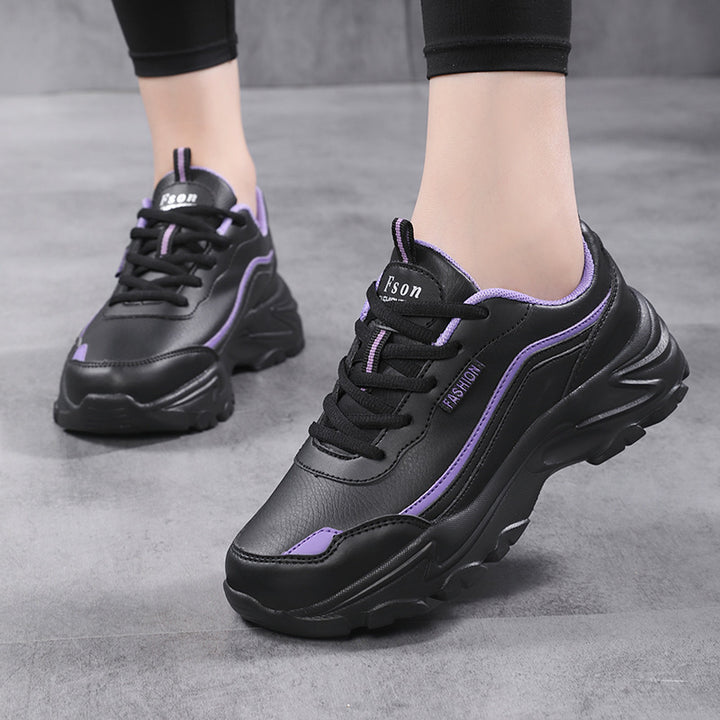 Herrer Trendy Fritid Læder Sneakers med Stødabsorberingsteknologi Stilla