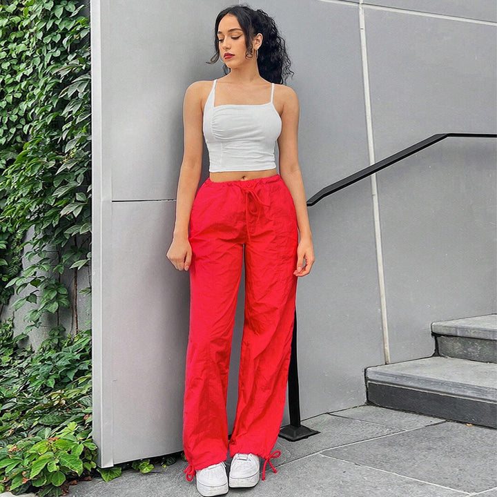 Kvinder cropped top med forførende volangdesign Stilla