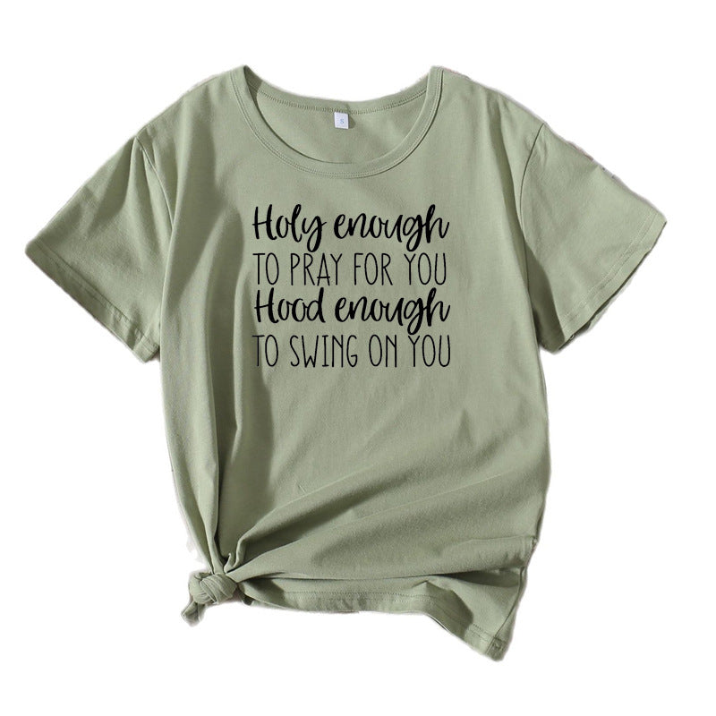 Kvinder Casual Inspirerende Grafik T-shirt Stilla