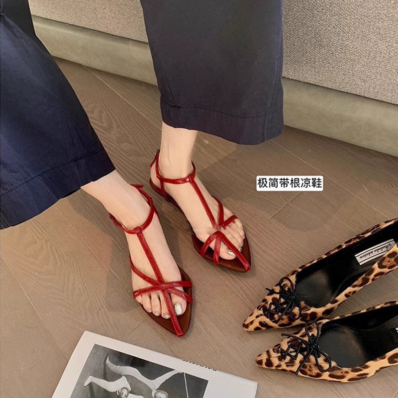 Dame Elegant Rem Sandaler Stilla