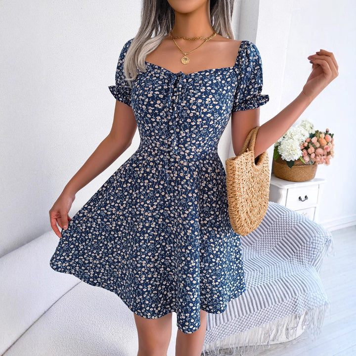 Dame Sommerkjole med blomsterdesign Stilla