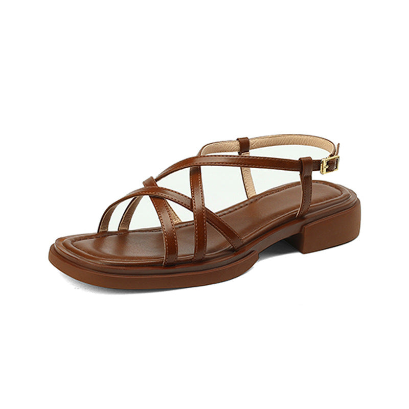 Dame Strappy Sandaler med elegant rem-design og komfortabelt fodseng Stilla