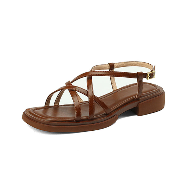 Dame Strappy Sandaler med elegant rem-design og komfortabelt fodseng Stilla