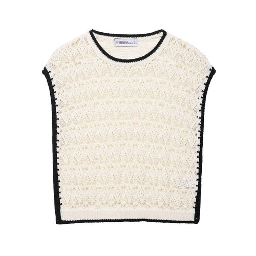 Femme Strikket Spidsetop Stilla