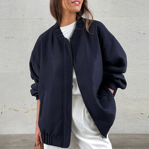 Dame oversized Sweatjakke Stilla