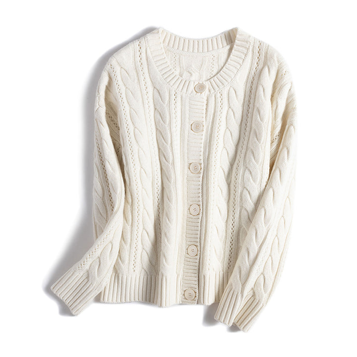 Femme Kabelstrik-Cardigan Stilla