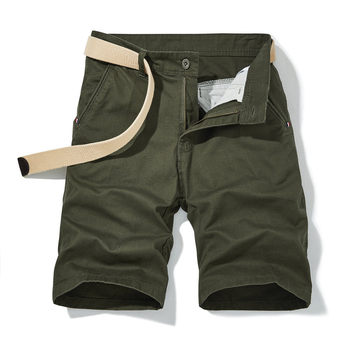 Herre bomulds shorts med justerbar talje Stilla