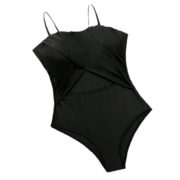 Damer Cut-Out Design Ensfarvet Badedragt Stilla