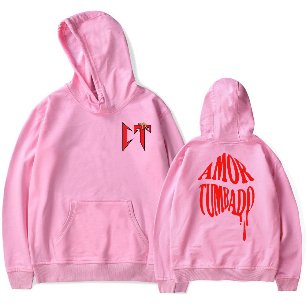 Damer hoodie med kreativ tekst Skovae