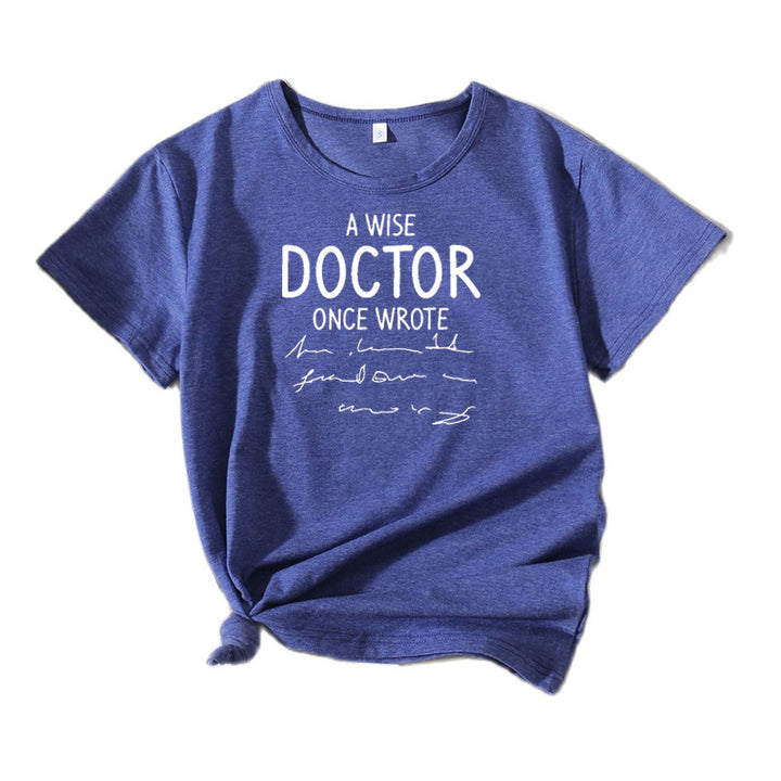 Dame Kortærmet Citat T-Shirt Stilla