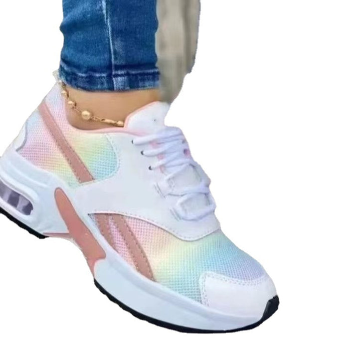 Dame Sporty Sneakers med åndbart mesh-overflade og komfortabel dæmpning Stilla