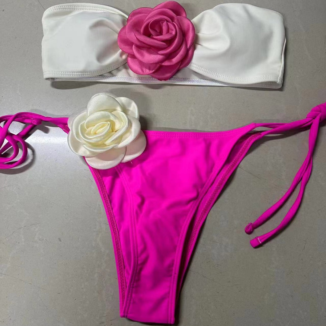 Dame Floral Smykket To-delt Bikini-Sæt Stilla