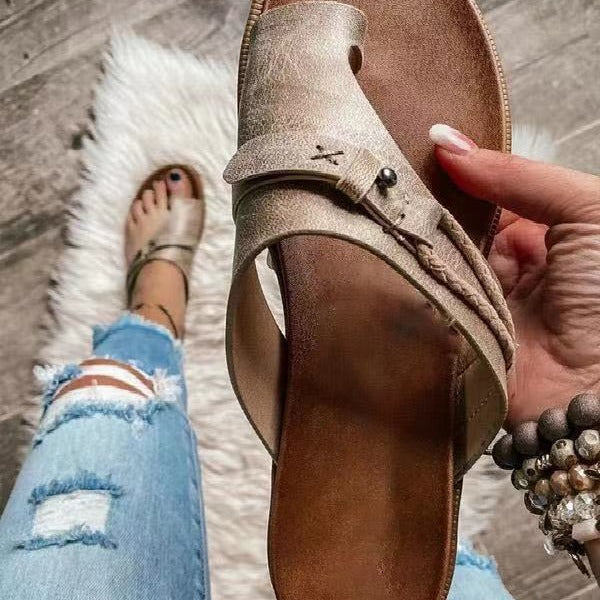 Dame Komfortable Sandaler med justerbart remdesign og ergonomisk fodseng Stilla
