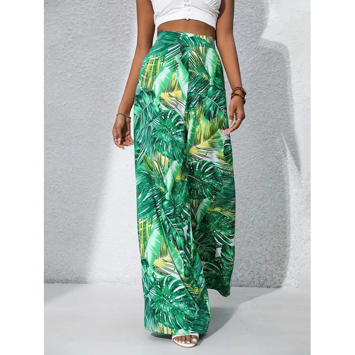 Dame Løst skåret sommertop med blomstermønster Skovae