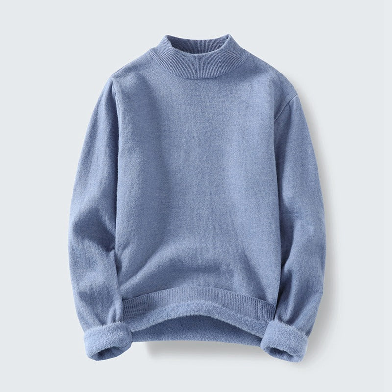 Herrer Ståkrave Behagelig Pullover Sweater Stilla