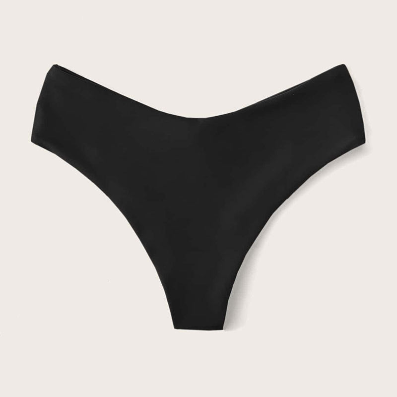 Dame Bikinistring med moderne V-udskæring og høj talje Stilla