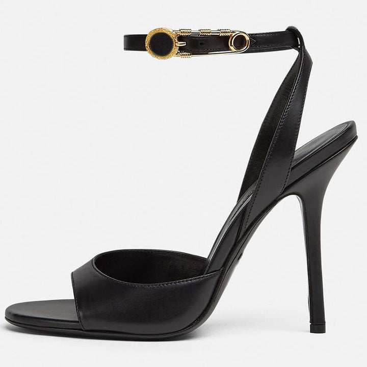 Dame Riemchen High Heel Sandaler med dekorativ ankelrem Stilla