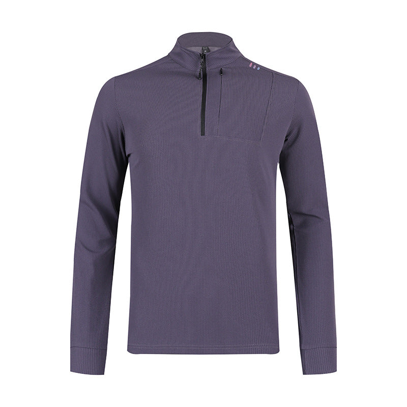 Herre Sport Pullover med halv lynlås og fugtabsorberende egenskaber Stilla