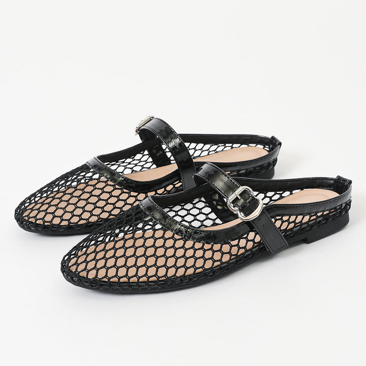 Dame Mesh-sandaler med remme Stilla