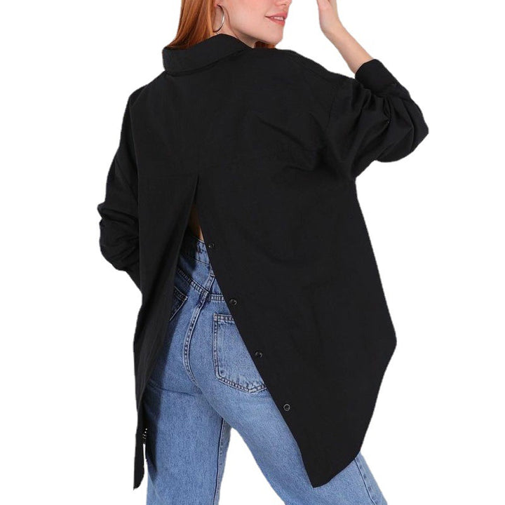 Dame Oversized Skjorte Stilla