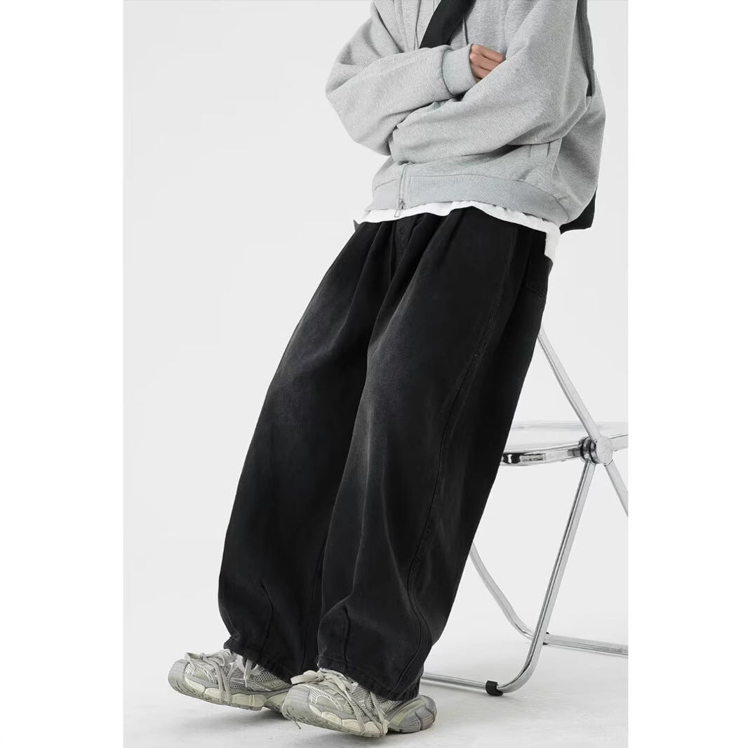 Dame Løst skårne Baggy-Jeans i urbant stil med høj bærekomfort Stilla