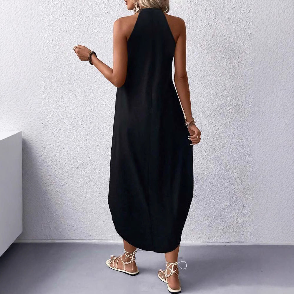 Dame Fritid Halter Maxi Kjole Stilla