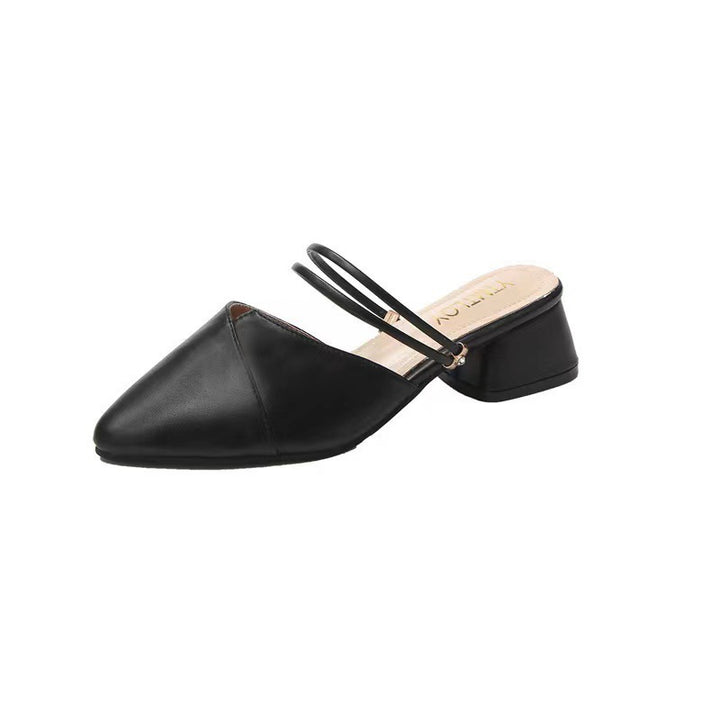 Dame Slingback-pumper med modet snit og elegant blokhæl Stilla
