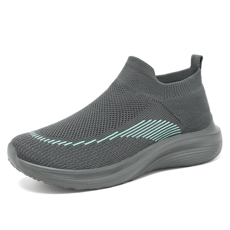 Femme Slip-On Sport Sko med fleksibelt strikovermateriale Stilla