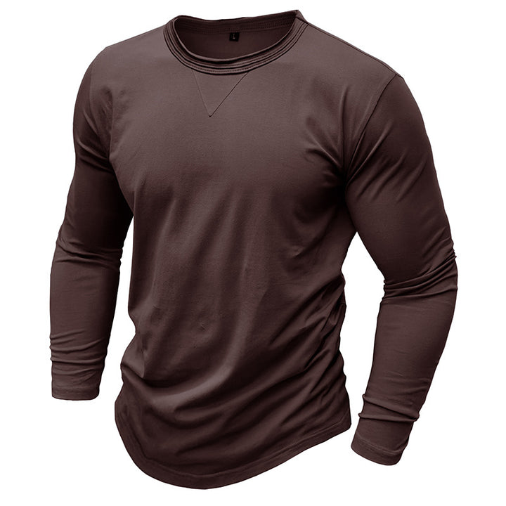 Herrer langærmet T-shirt med moderne pasform og åndbart materiale Stilla