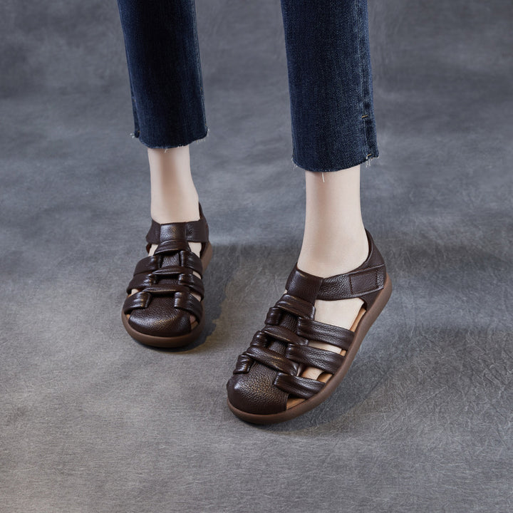 Dame Komfort Læder Walking Sandaler Stilla