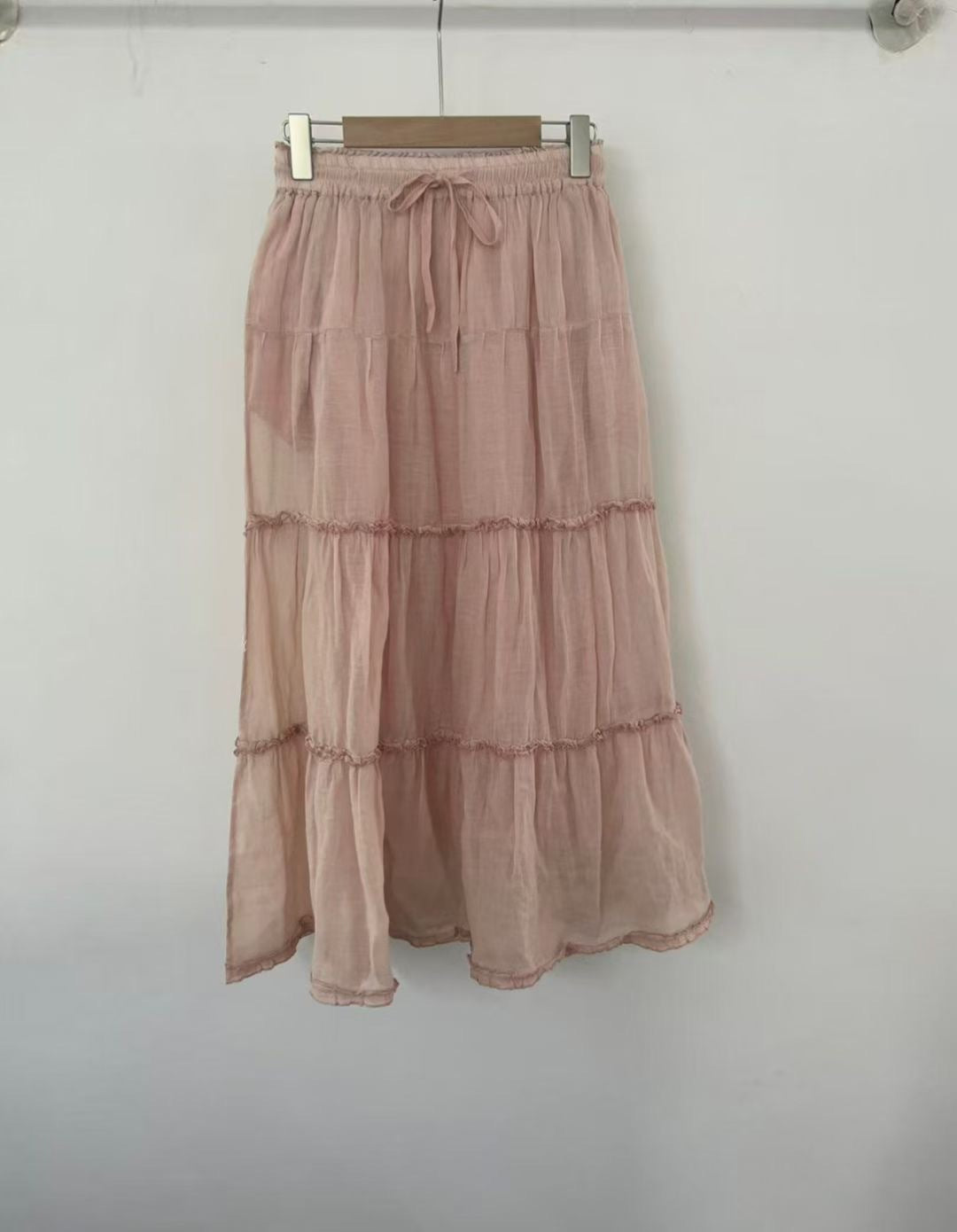 Femme Bohemian lagdelt Maxi-nederdel Stilla