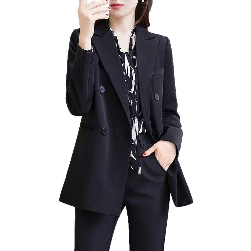 Kvinder Elegant Dobbeltknappet Blazer Stilla