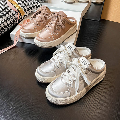 Dame Slip-On Sneakers med elastiske indsatser og skridsikker sål Stilla
