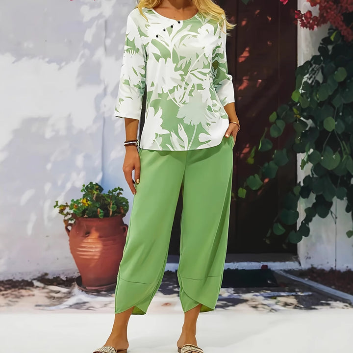 Dame blomster mønster lounge sæt Stilla