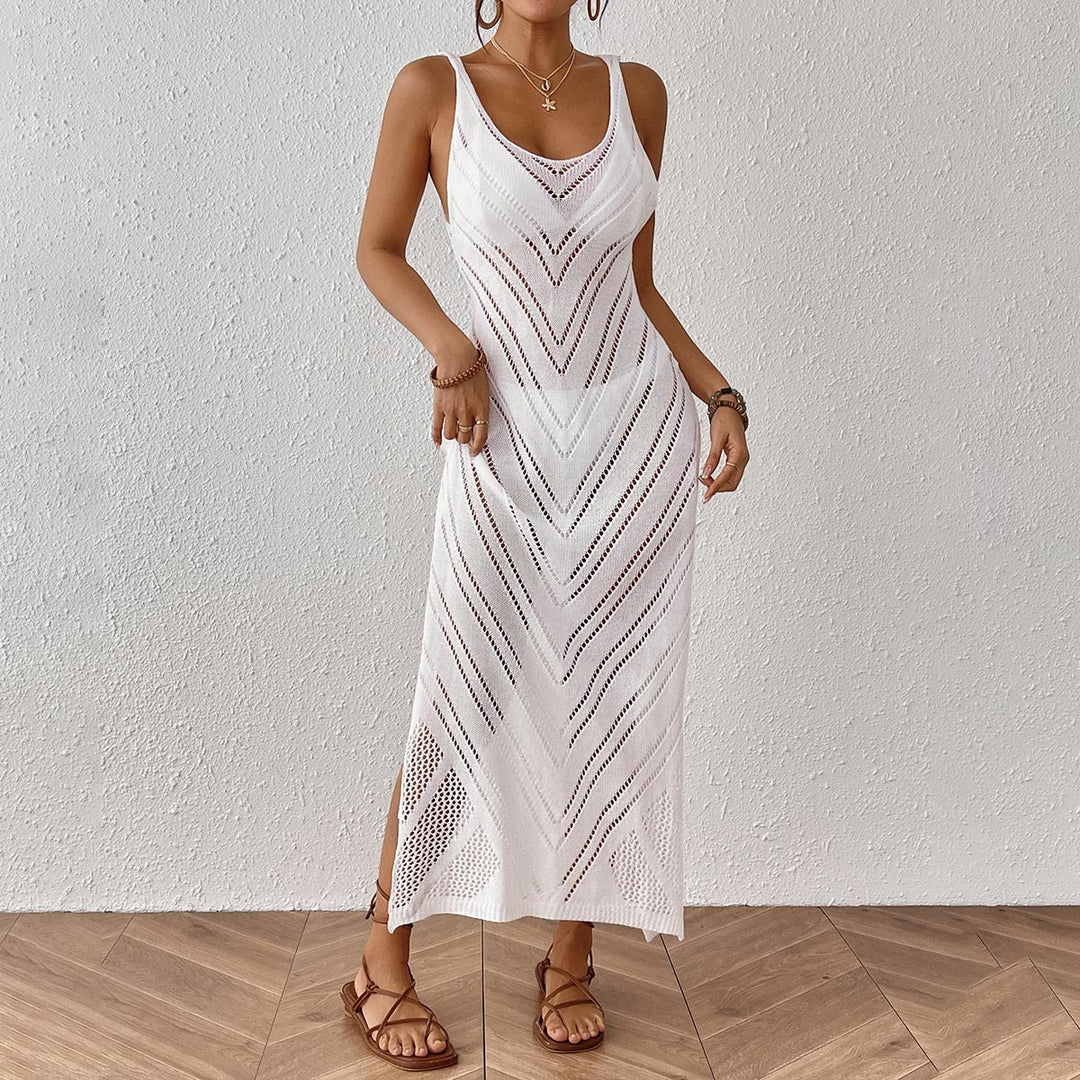 Dame Let Strik Maxi Kjole Stilla