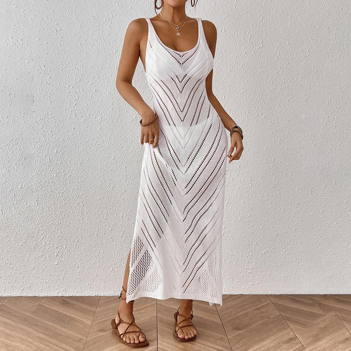 Dame Let Strik Maxi Kjole Stilla