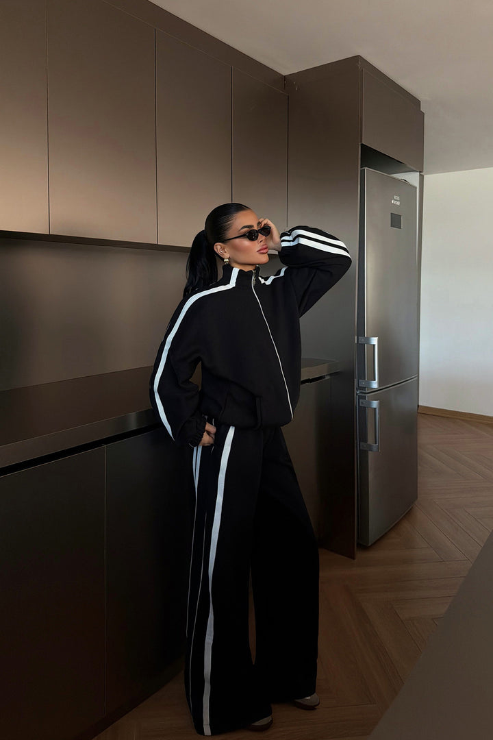 Damer sporty top og brede bukser sæt Skovae