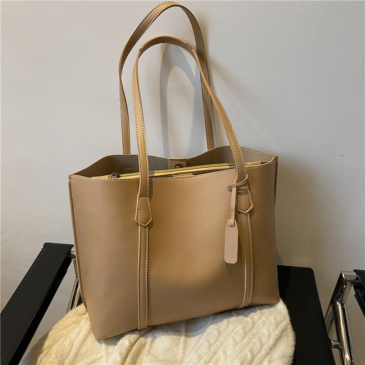 Femme Premium Vegansk Læder Tote Bag Stilla