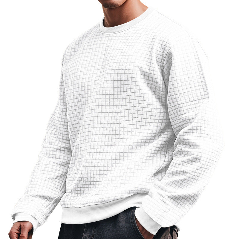 Herrer struktureret langærmet pullover Stilla