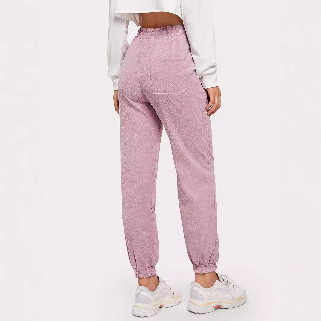 Kvinders sweatpants med elastisk talje og praktiske sidelommer Stilla