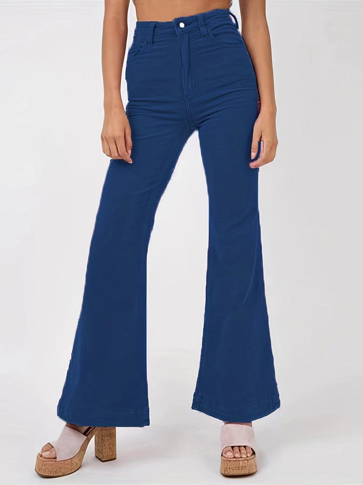 Dame høj talje svingende jeans Stilla