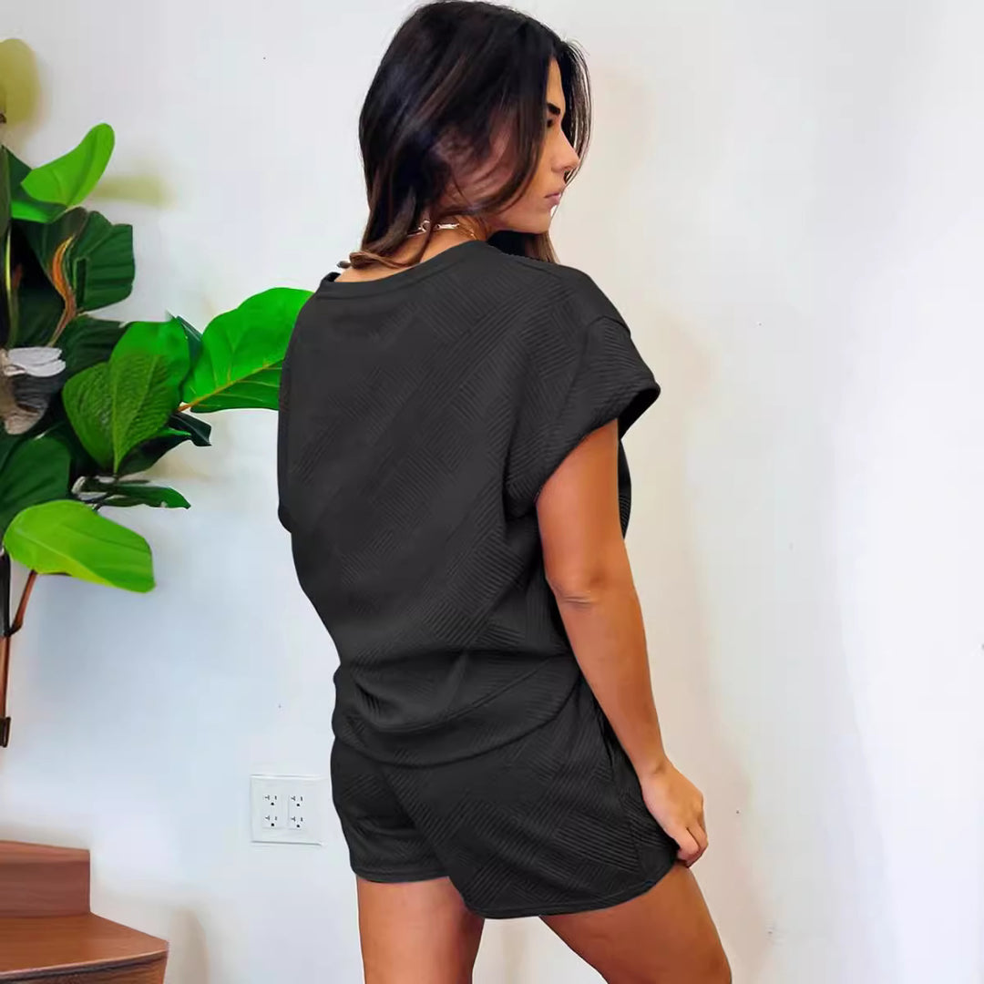 Dame fritidsoverdel og shorts sæt Stilla