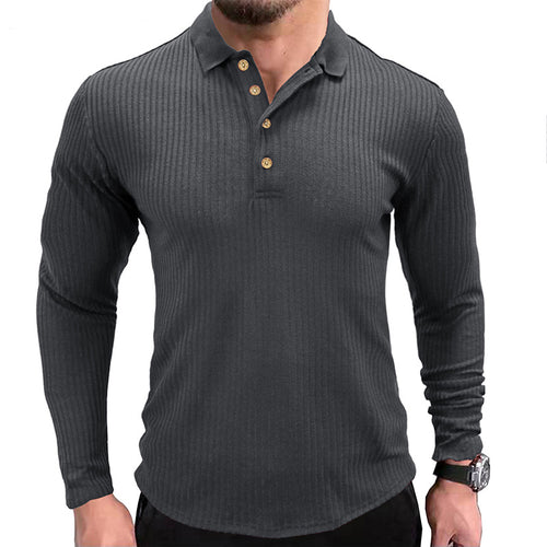 Herre Langærmet Polo T-shirt Stilla