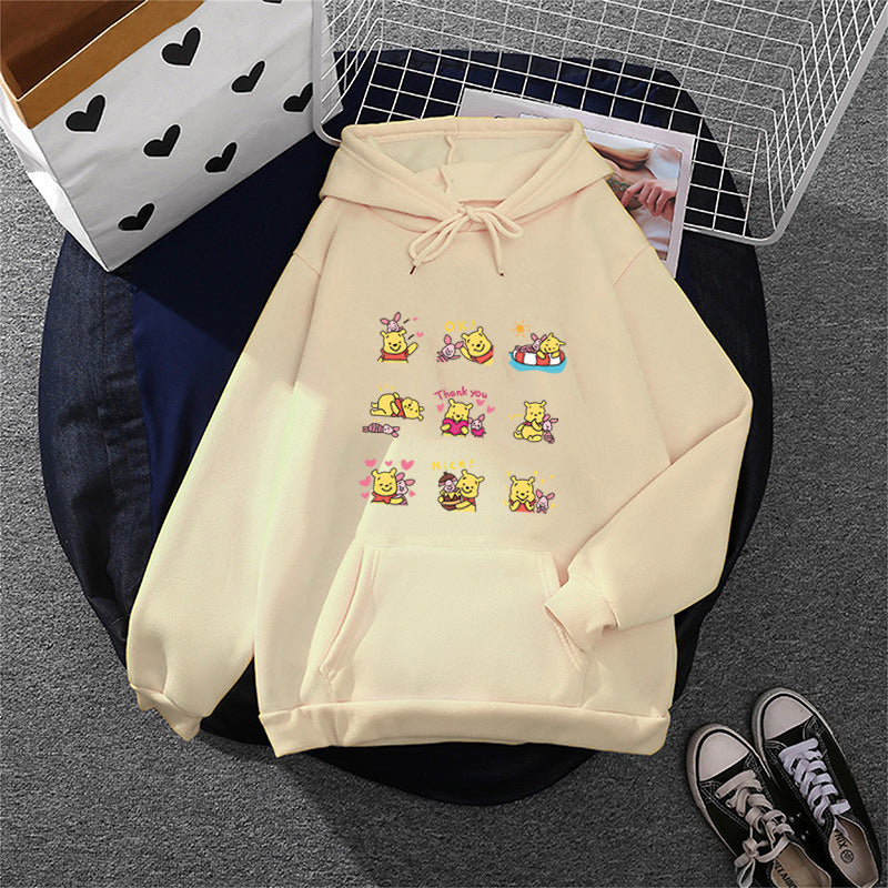 Dame hoodie med unikt Pikachu motiv Stilla