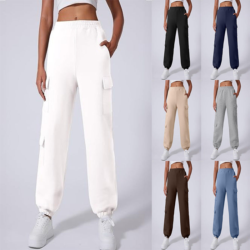 Dame Cargo-Style Sweatpants Stilla